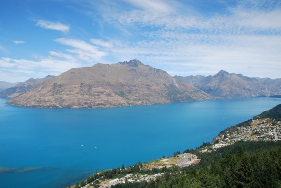Queenstown from the top 16 Queenstown from the top 16