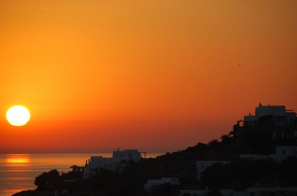 Coucher de soleil sur Mykonos (4)