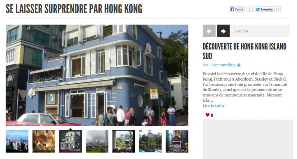 I love travelling dans un dossier Géo sur Hong-Kong I love travelling dans un dossier Géo sur Hong-Kong