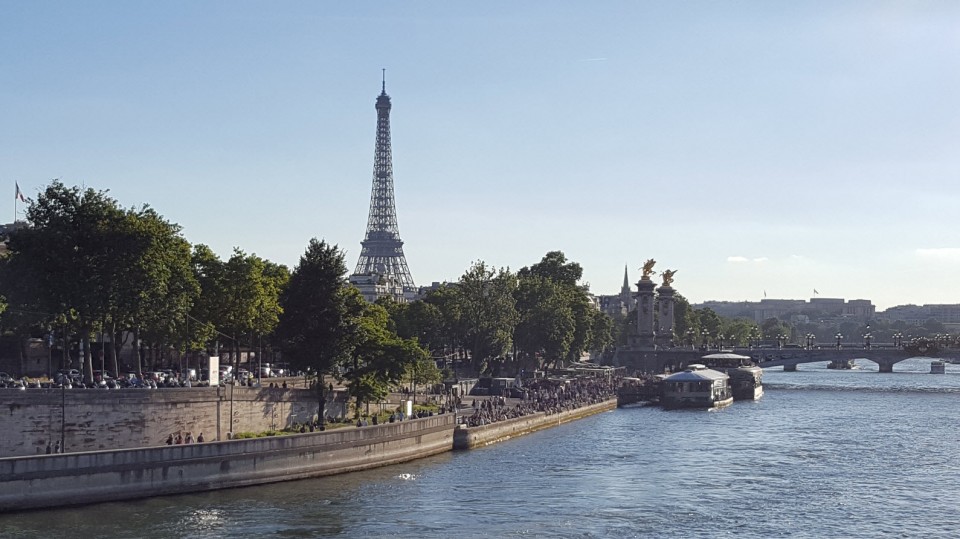 Pause transat sur les quais de Seine
